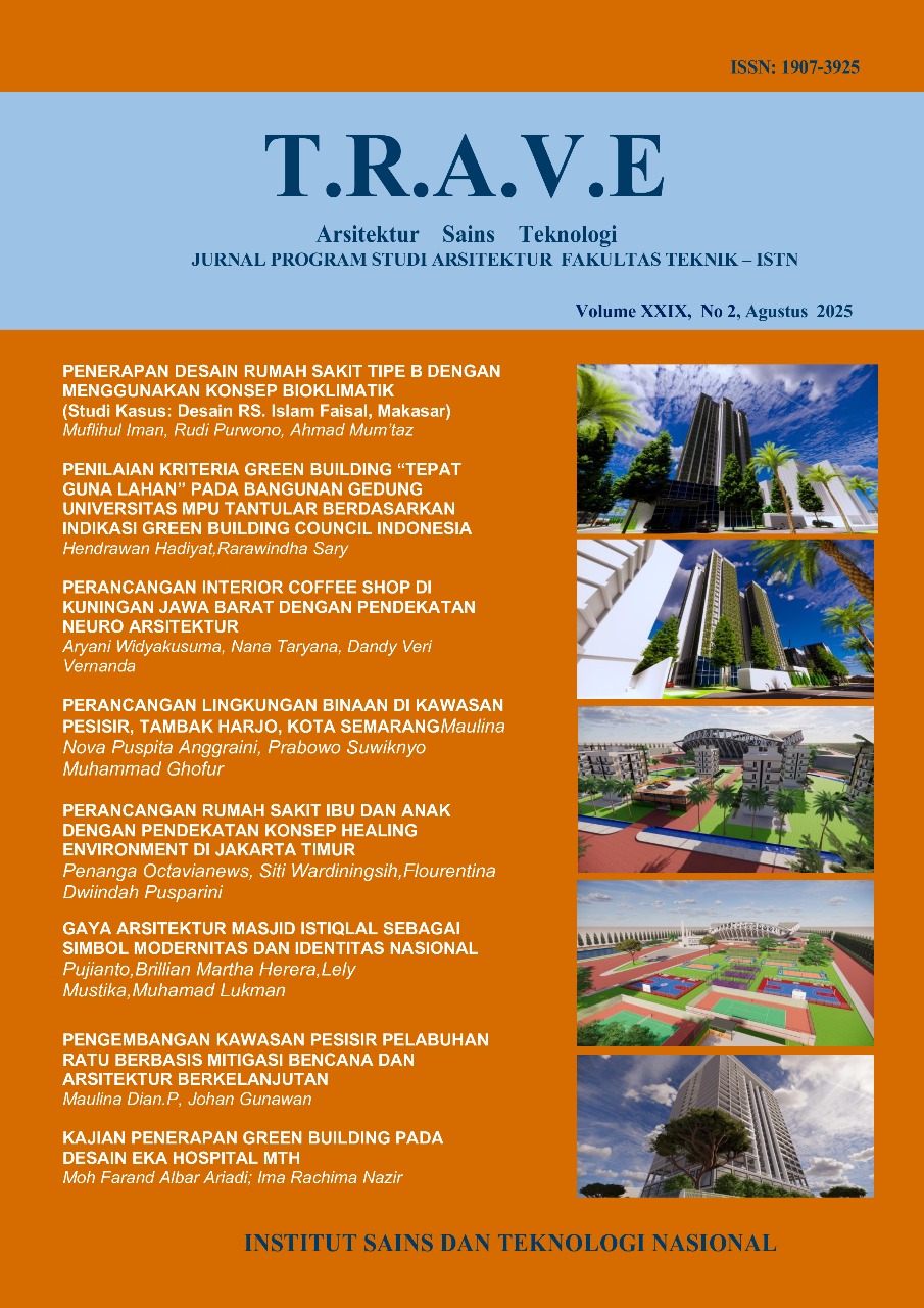 					View Vol. 29 No. 2 (2025): Journal of Architecture Study Program FSTT-ISTN
				