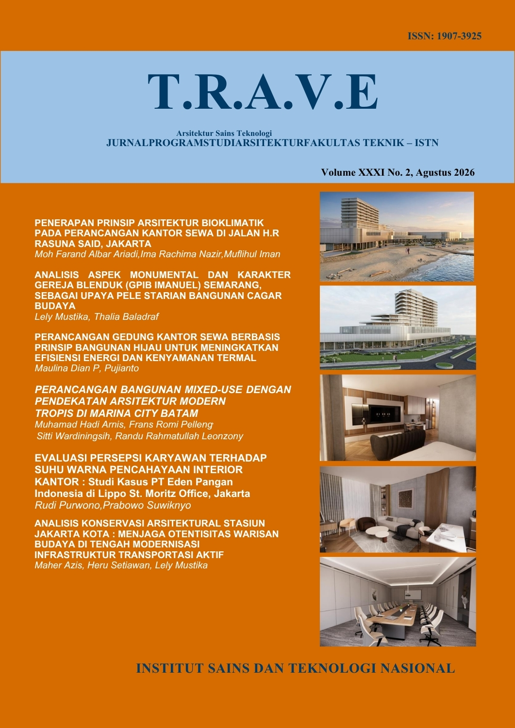 					View Vol. 31 No. 2 (2026): Journal of Architecture Study Program FSTT-ISTN
				